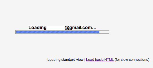 קישור לטעינת גרסת HTML בסיסי של Gmail כשהמשתמשים בחיבורים איטיים