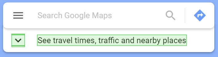 Élément d'interface utilisateur mis en surbrillance en vert pour indiquer qu'il sera repeint