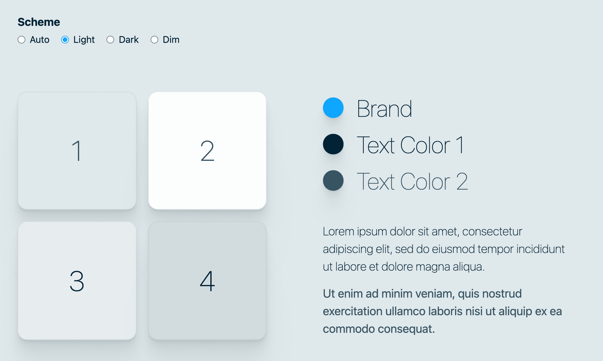 Açık tema sonuçlarının önizlemesi