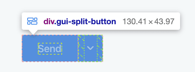 The split button.