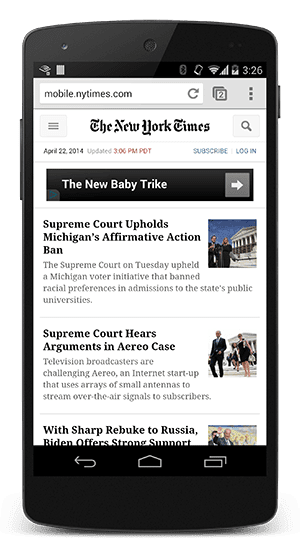 NYTimes avec CSS