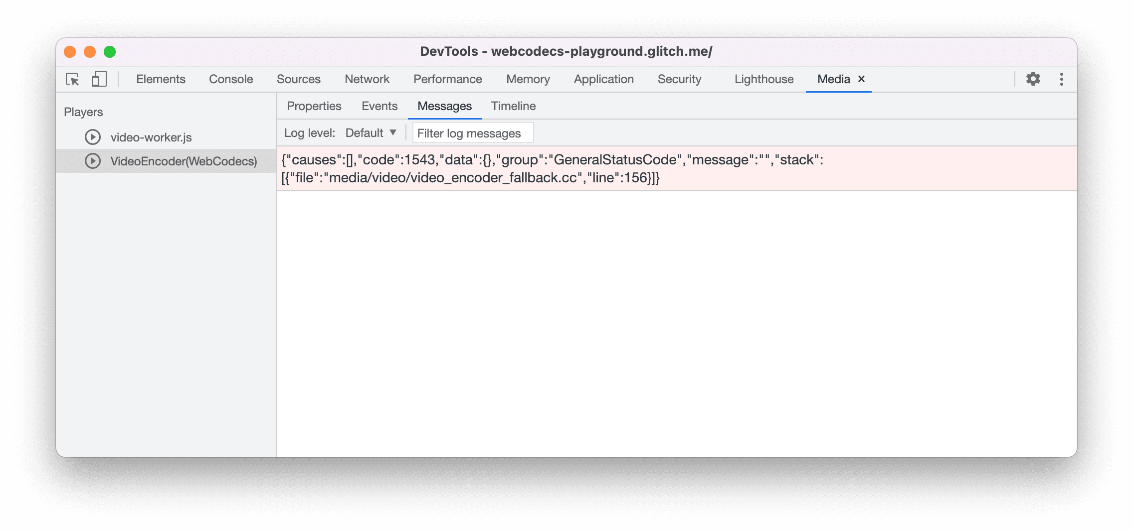 Log messages in the Console, DevTools