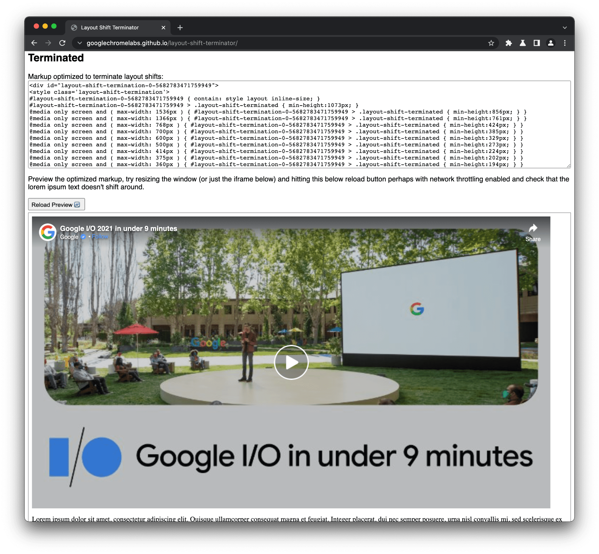 Layour shift Terminal