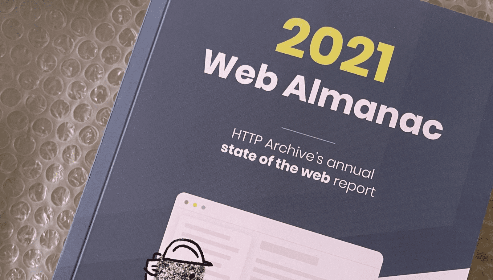 إصدار مطبوع من Web Almanac.