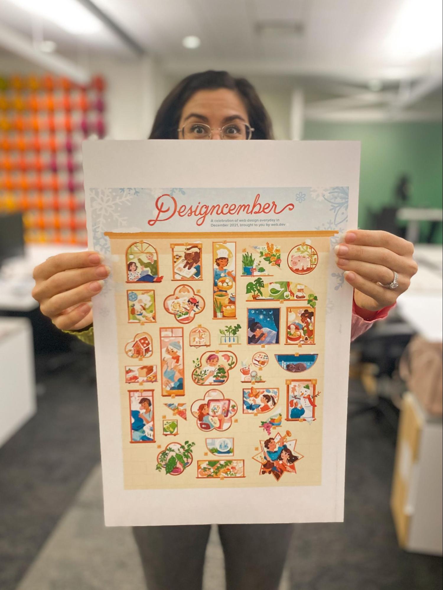 日曆設計的海報尺寸列印稿。