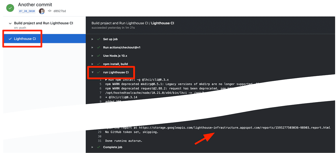 GitHub '설정' 탭의 스크린샷