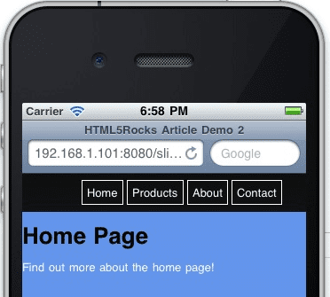 iPhone Home