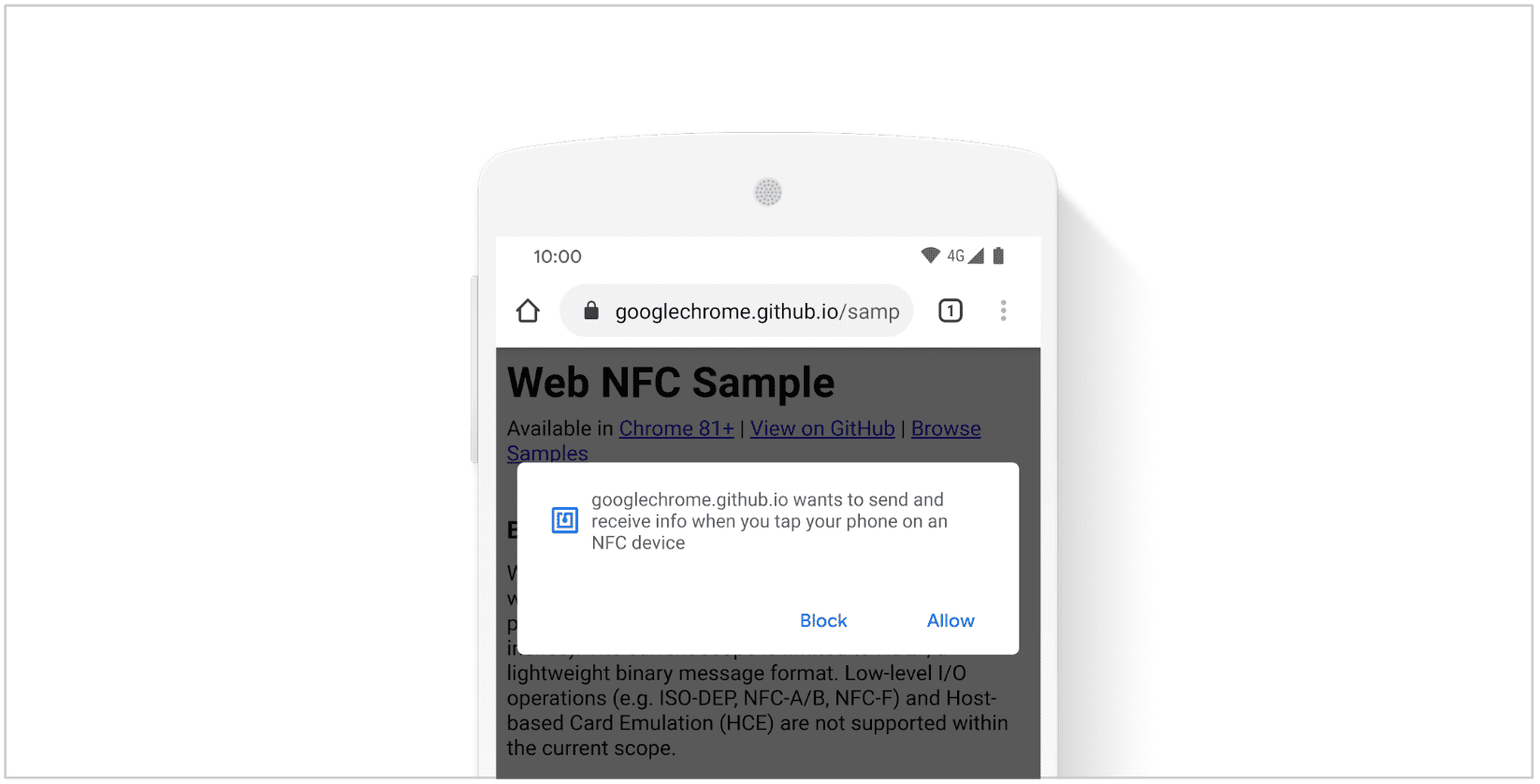 Взаимодействие с устройствами NFC в Chrome для Android | web.dev