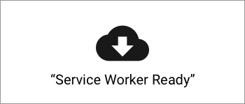Um ícone de service worker é um exemplo ruim.