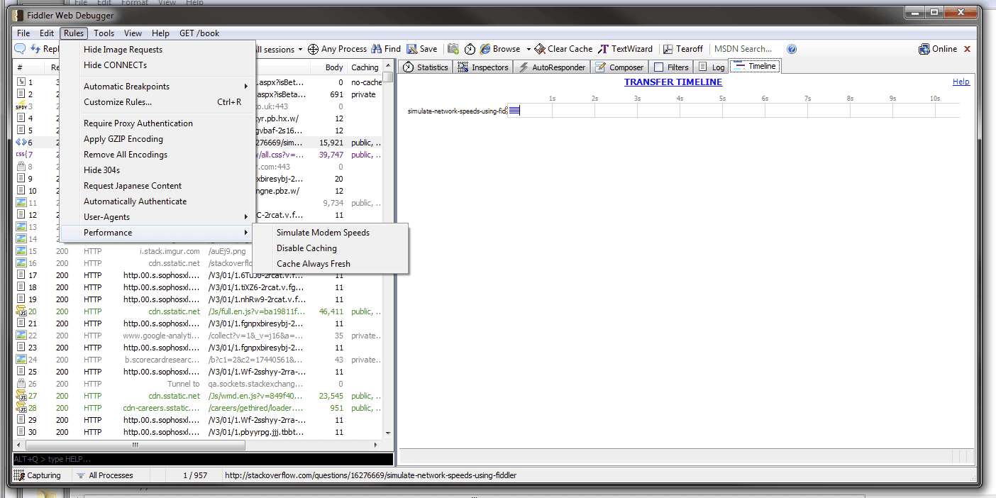 Fiddler proxy