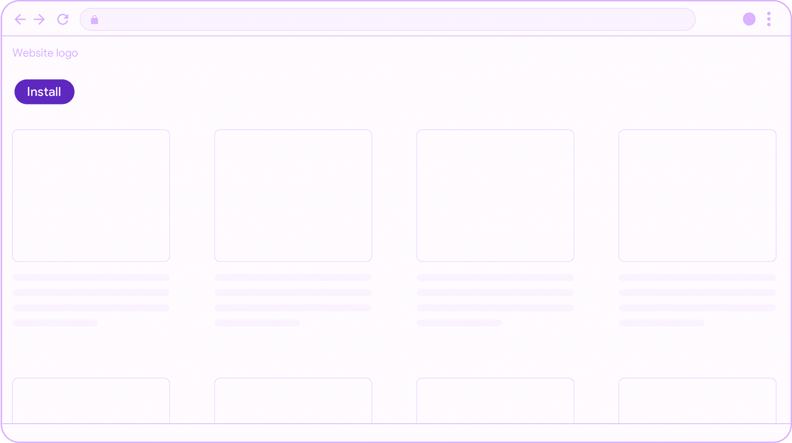 Tombol penginstalan kustom.