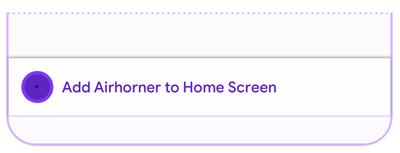 ブラウザで提供されるインストール プロモーションのスクリーンショット。