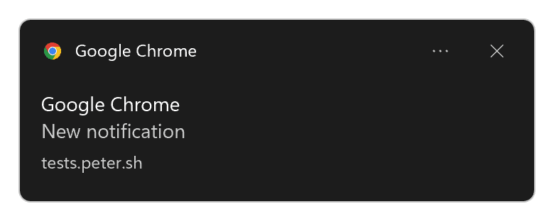 Chrome push notifications show the old red O logo - Website Bugs