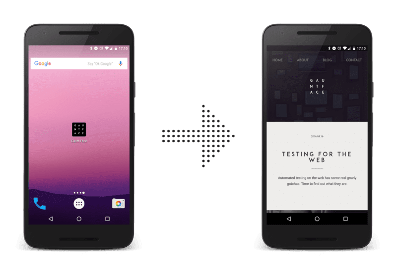 Icône de l'écran d'accueil en plein écran
