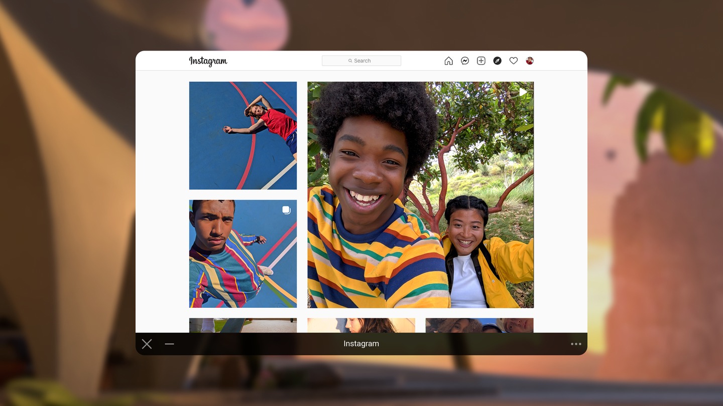 Instagram Oculus Quest 2 app
