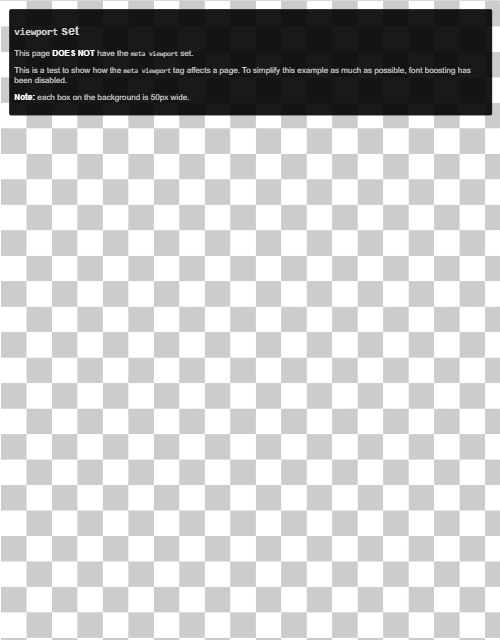 頁面縮放比例過小，導致文字難以閱讀。