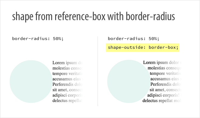 Extraer una forma del radio de borde de un elemento mediante el cuadro de referencia del cuadro de borde