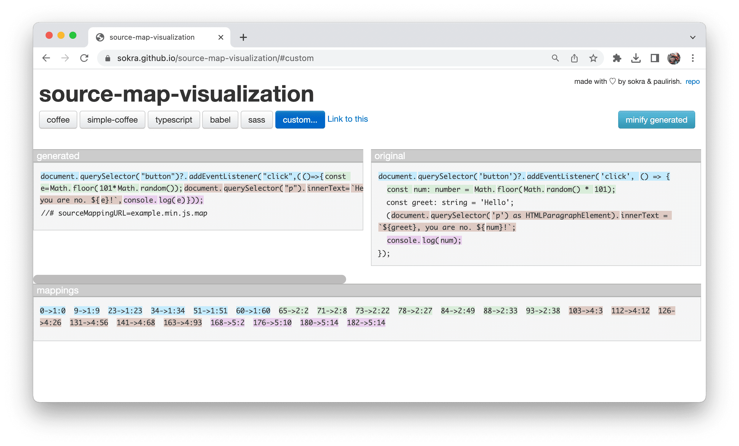 A source map visualization.