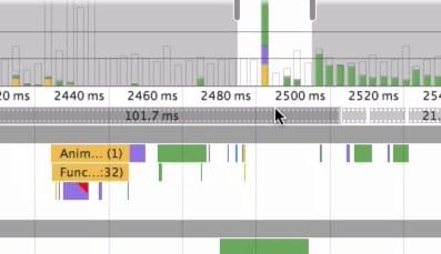 Ein Frame, den der Entwickler analysieren möchte.