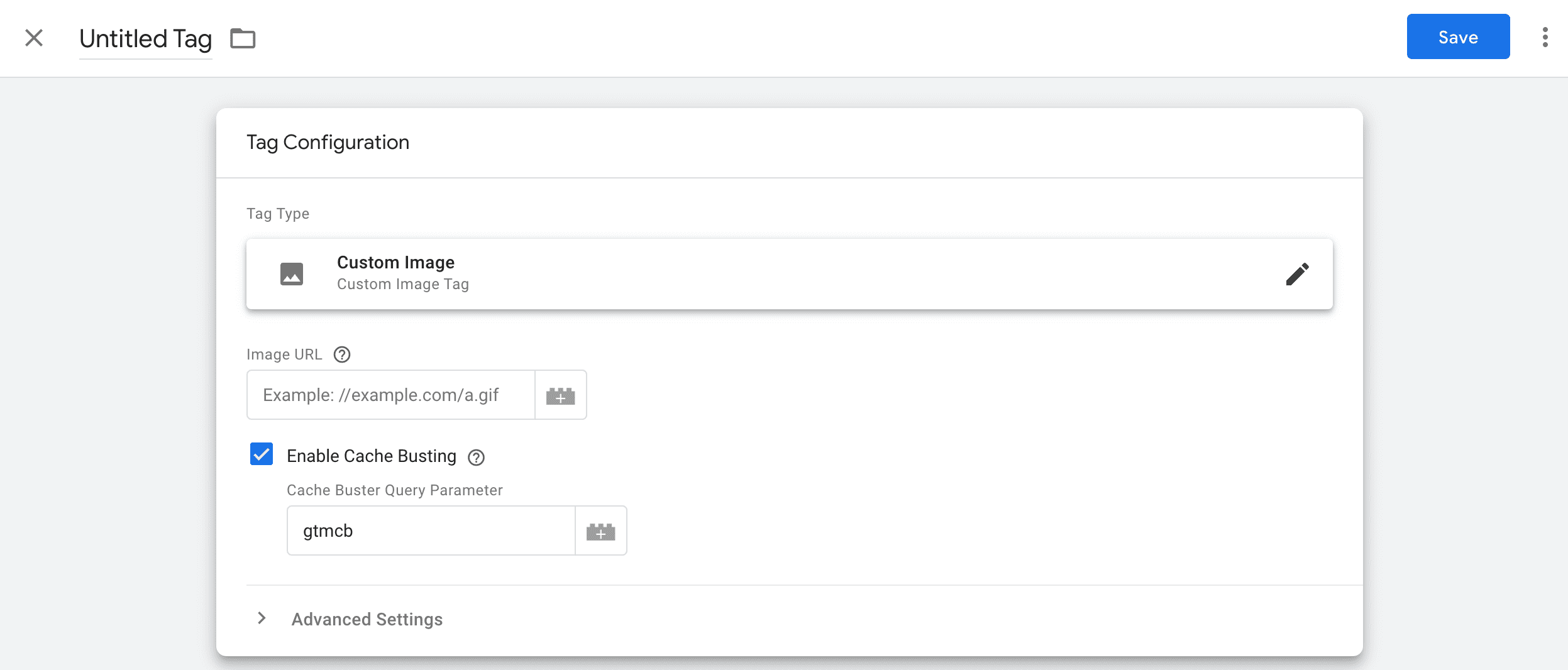 গুগল ট্যাগ ম্যানেজারে কাস্টম ইমেজ ট্যাগ
