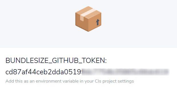 Bundlesize-Token