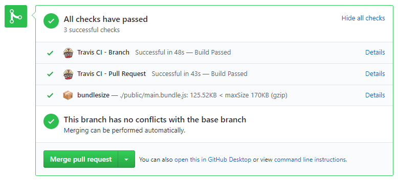 バンドルサイズ チェックに合格しました