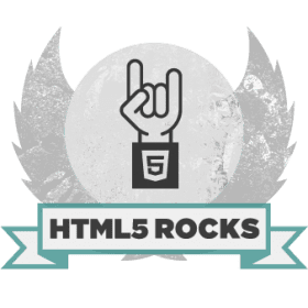 HTML5 Rocks লোগো।