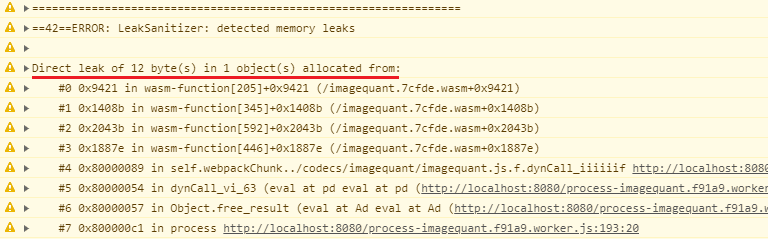 Screenshot of a message