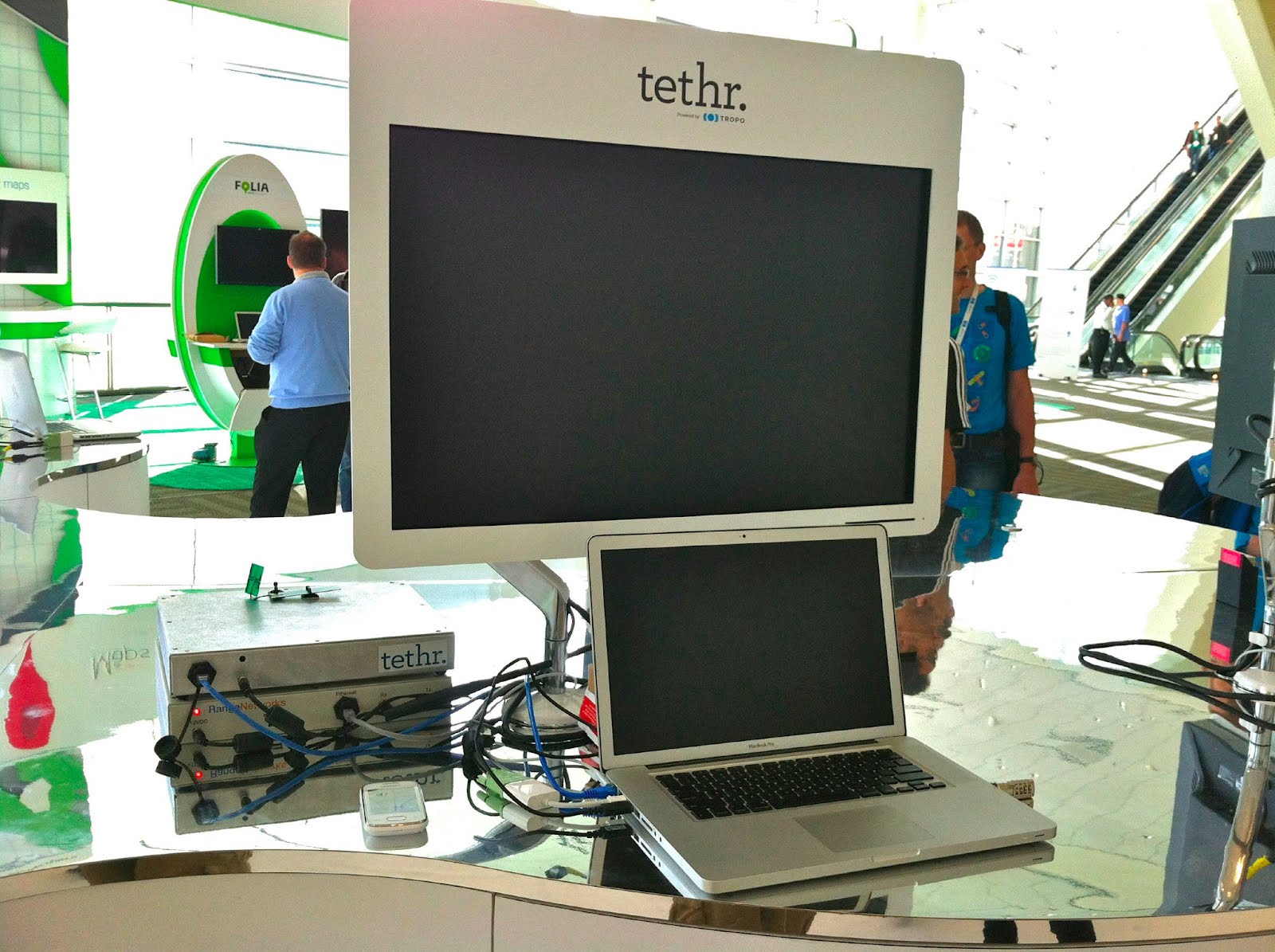 Démonstration Tethr/Tropo lors de la conférence Google I/O 2012
