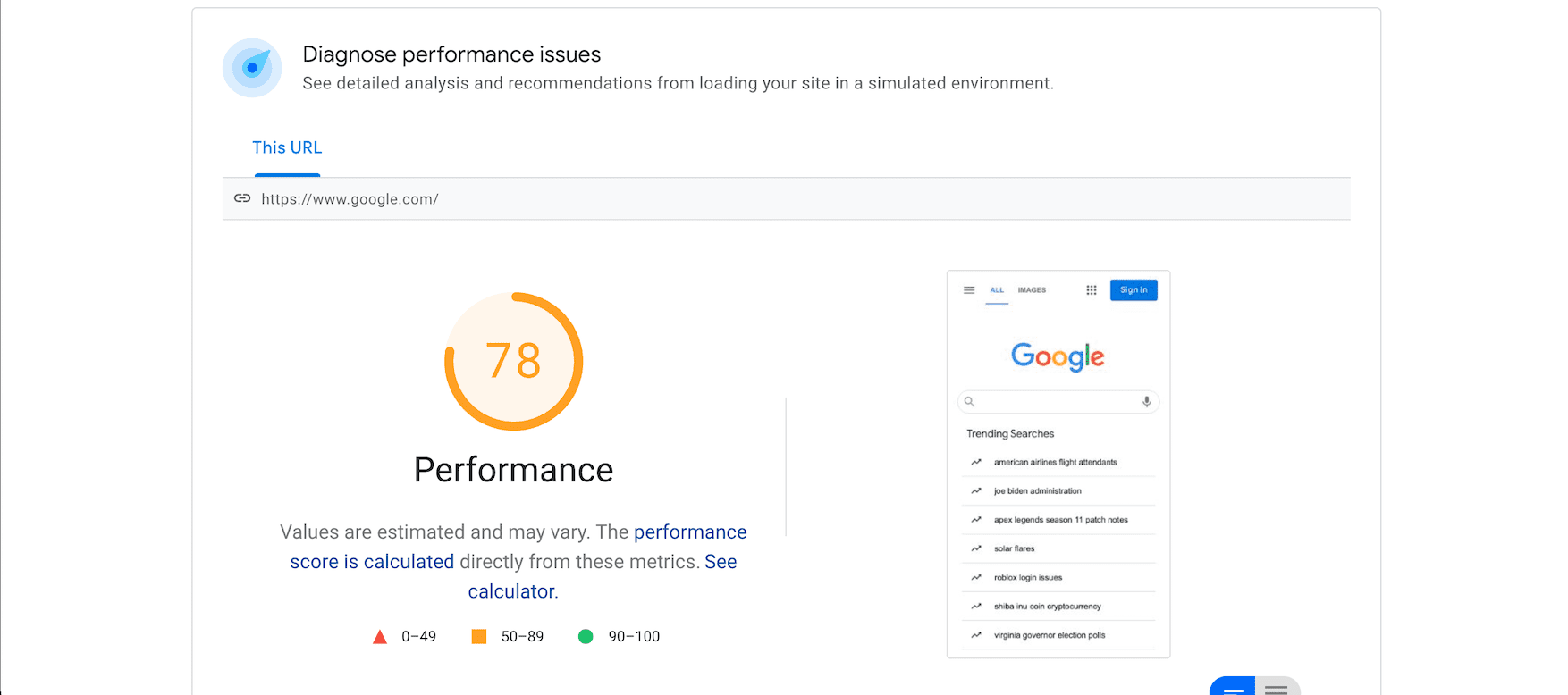 Mendiagnosis masalah performa