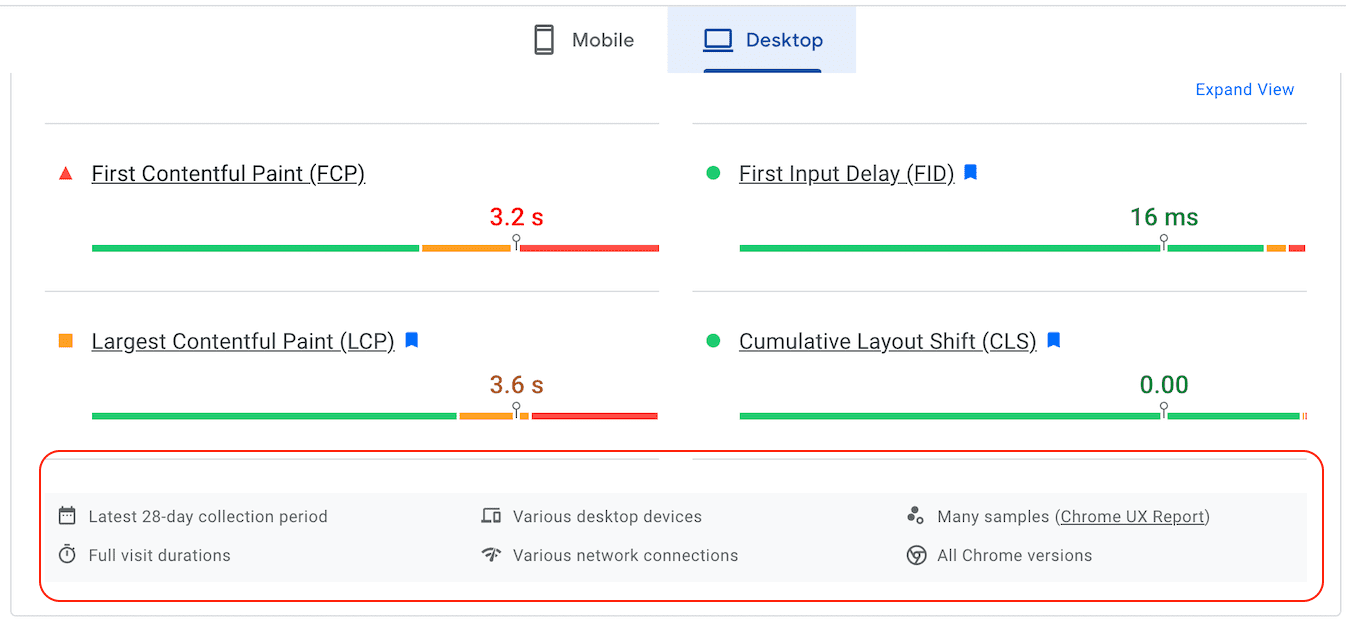 Sección mejorada de información para compartir datos sobre el muestreo y la configuración de campo y de laboratorio
