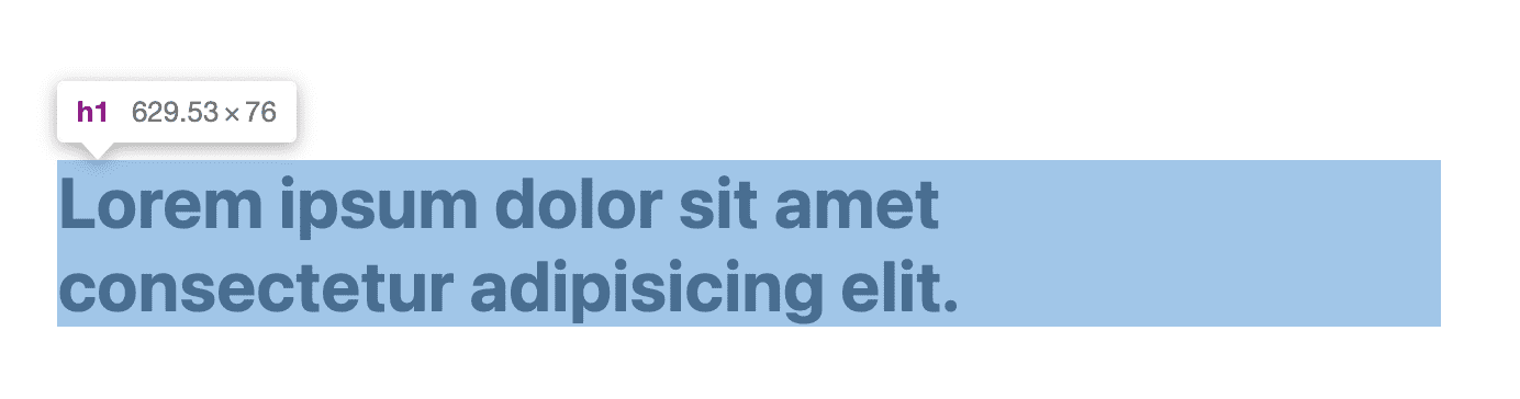A headline wrapping onto two lines, with each line equal.