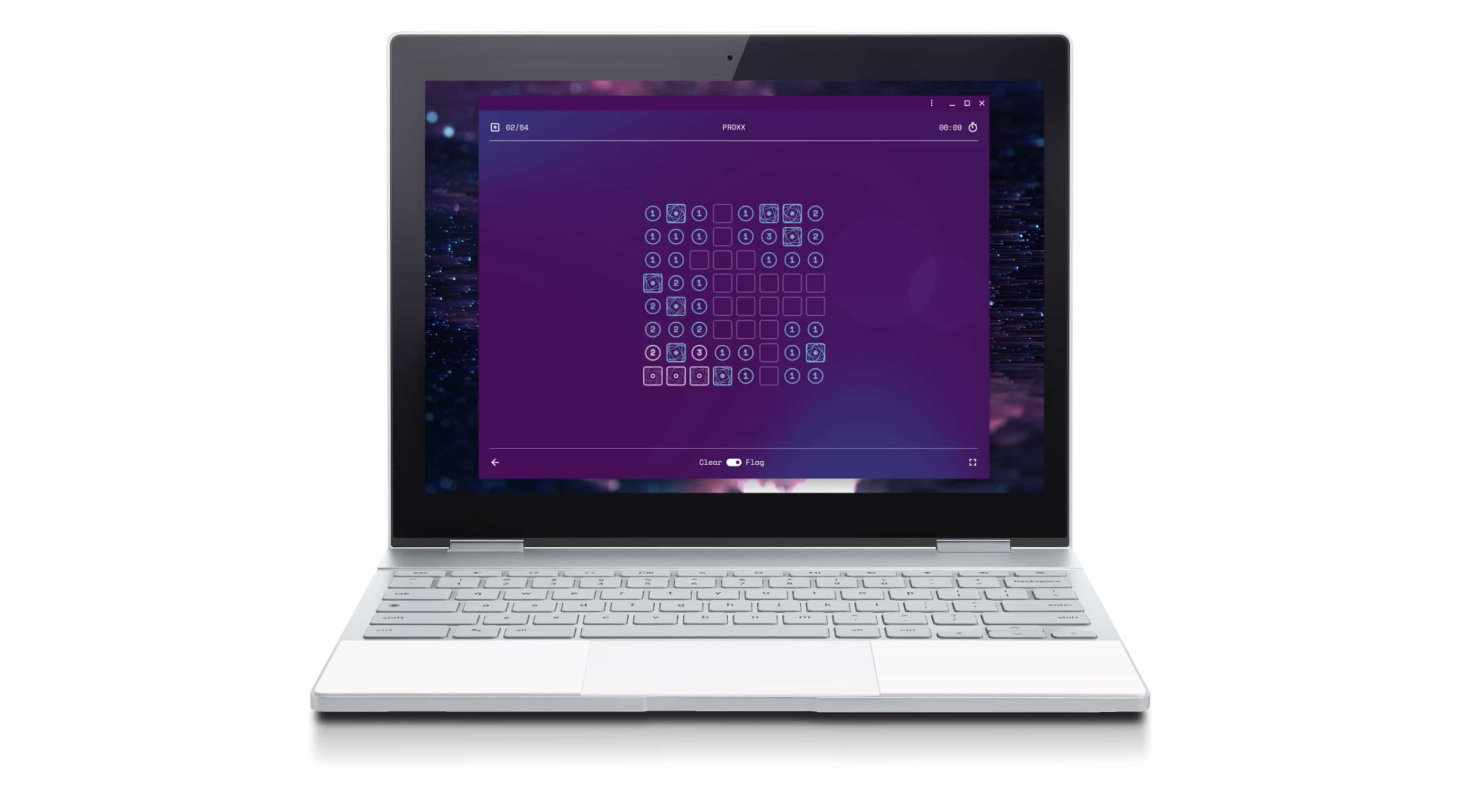 PROXX를 실행하는 Pixelbook