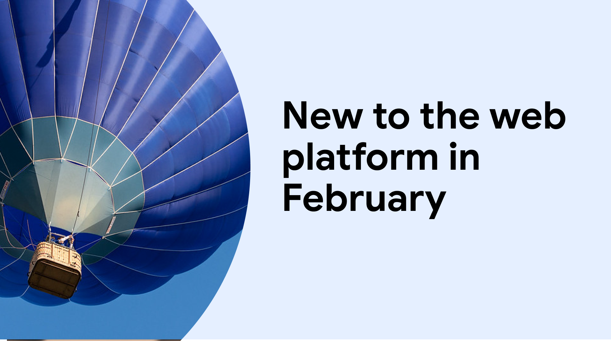 New to the web platform in February