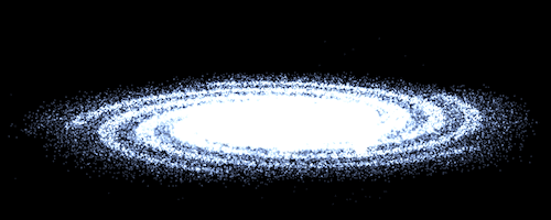 Ein früher Prototyp der Galaxie.