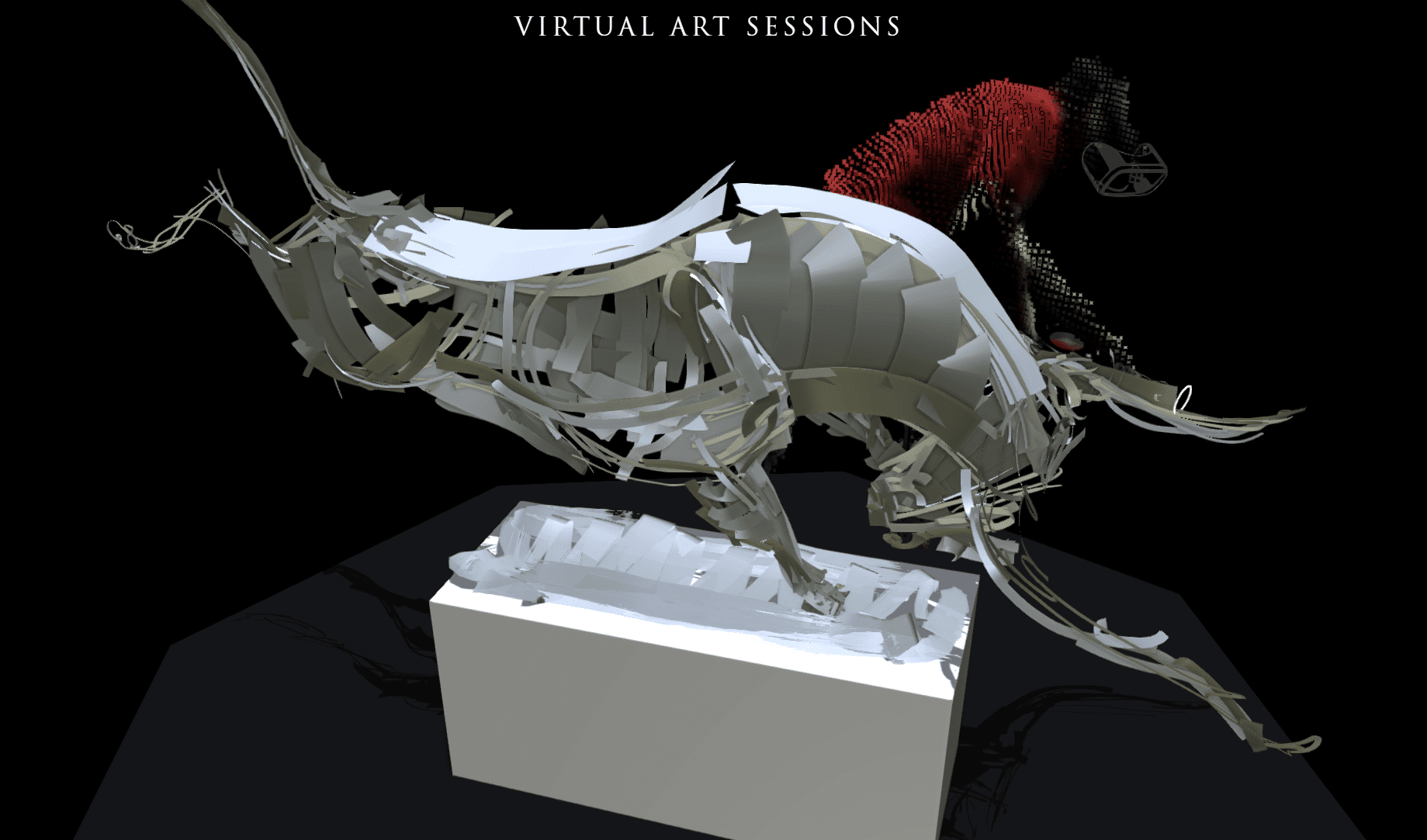 Virtual art piece