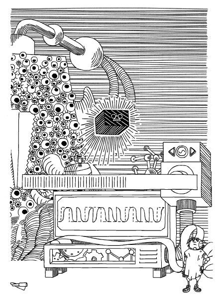 Capture d&#39;écran du chargement d&#39;un graphique avec la barre de progression rigide.