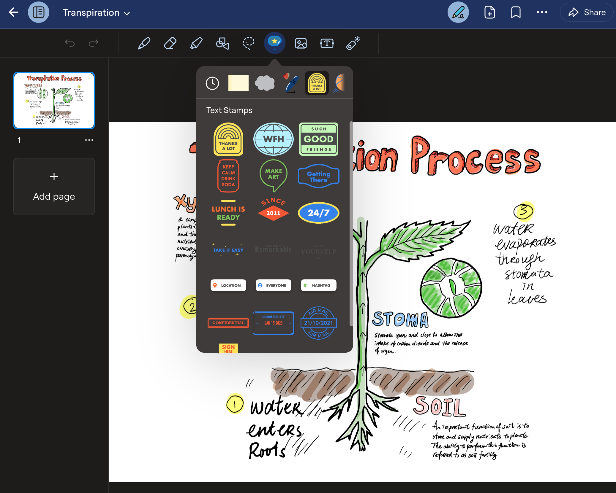 يعمل تطبيق Goodnotes بلا إنترنت.