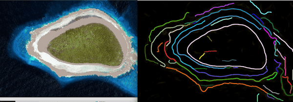 Image with detected line segments