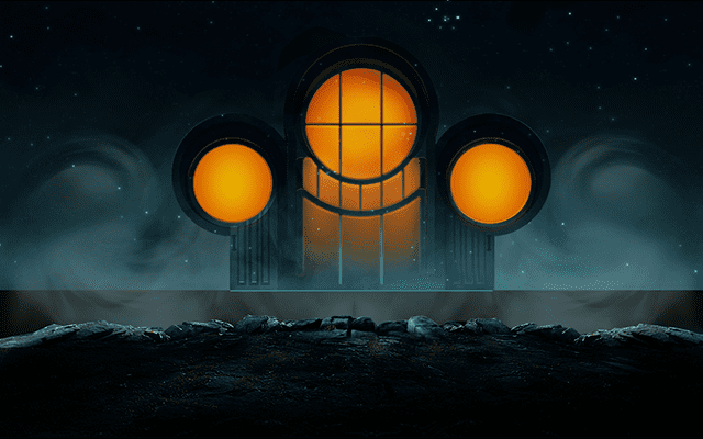 Abbildung 4: Die Bühne mit Nebel, Türen und Klippe in der richtigen Position und Größe