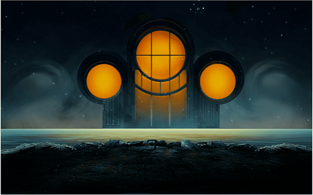 图 5：舞台，其中包含所有已定位和放大的元素。