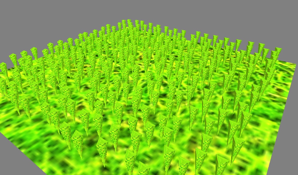Grass-filled terrain