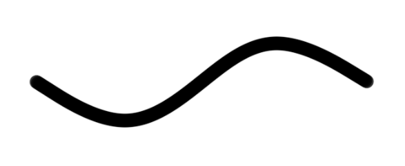 シンプルなテクスチャのブラシストローク。