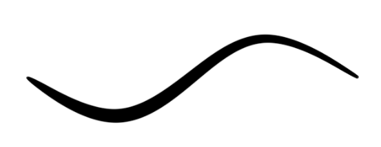 Nét cọ sắc nét, đều đặn với đầu mỏng.