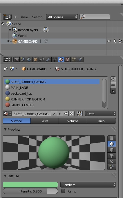 अपना ऑब्जेक्ट चुनें और ऑब्जेक्ट के मटीरियल को अपनी पसंद के मुताबिक अडजस्ट करें.