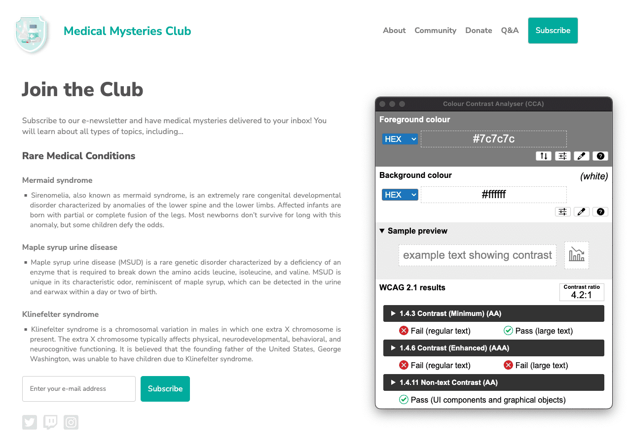 मर्मेड सिंड्रोम कॉपी के लिए लाइटहाउस स्कोर.